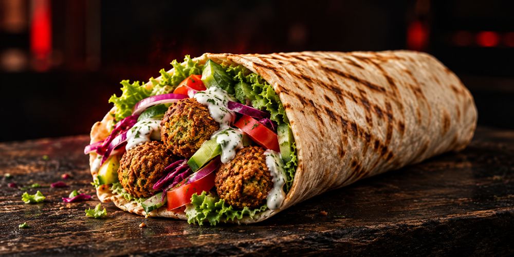 Falafel-Dürüm bei Döner Point