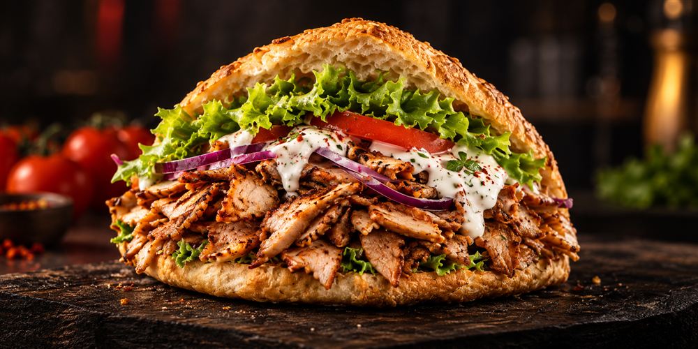 Döner-Tasche (Hähnchen) bei Döner Point